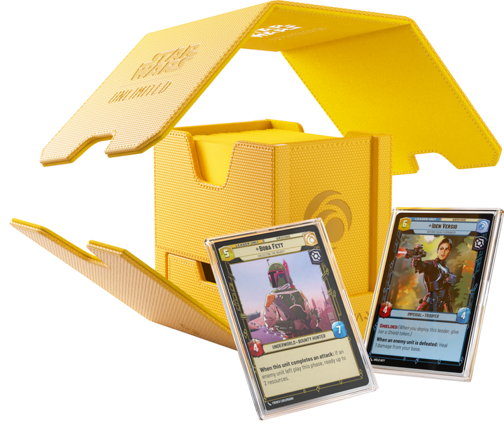 Pudełko na karty Gamegenic: Star Wars Unlimited Card Game - Twin Suns Deck Pod - Żółty (4251715417584) - obraz 3