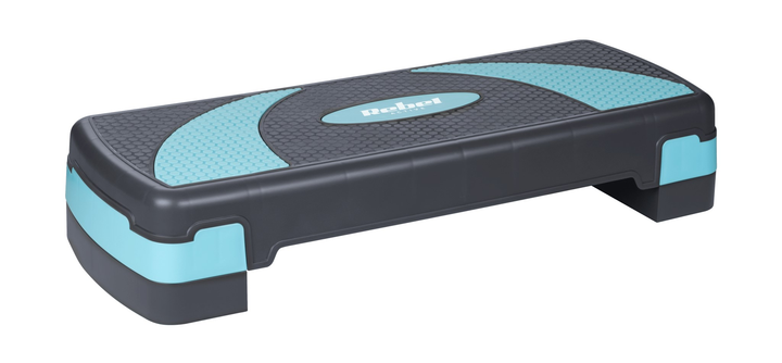 Step do aerobiku i ćwiczeń fitness Rebel Active 3 stopnie 78 cm Szaro-niebieski (5901890100083) - obraz 2