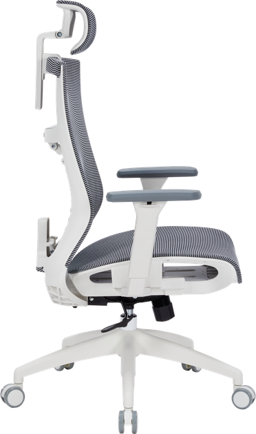 Крісло офісне OfficePro Balance OC620-W-DG-DG - Фото 5 Крісло офісне OfficePro Balance OC620-W-DG-DG - зображення 5