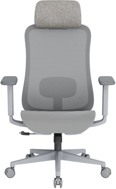 Крісло офісне OfficePro Wave OC670-G-G-G - изображение 2