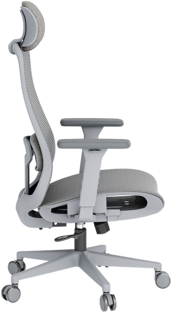 Крісло офісне OfficePro Wave OC670-G-G-G - изображение 4