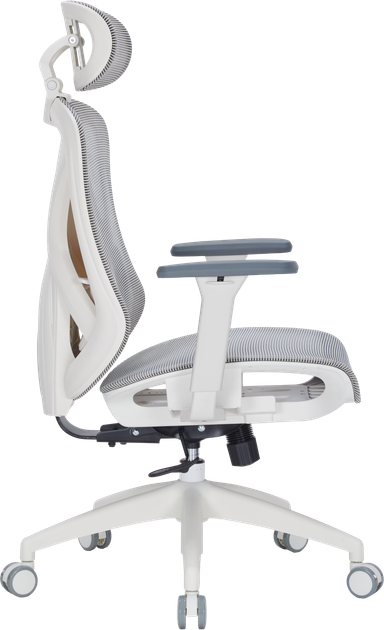 Крісло офісне Officepro Atlas OC630-W-LG-LG - изображение 5