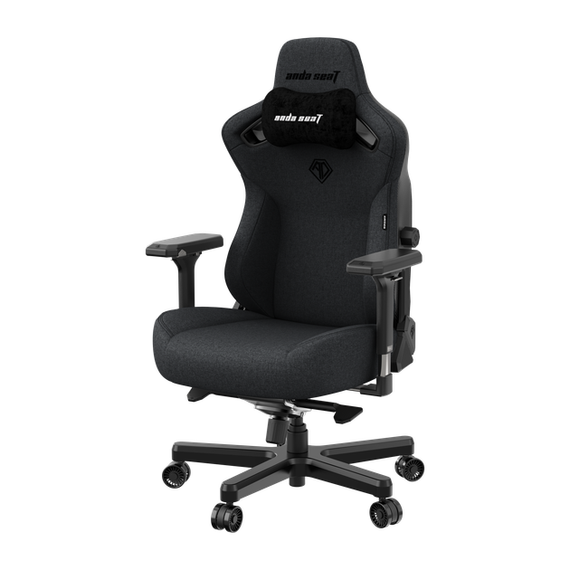 Крісло ігрове Anda Seat Kaiser 3 Dark Gray Fabric Size L (AD12YDC-L-01-GB-CF) - Фото 4 Крісло ігрове Anda Seat Kaiser 3 Dark Gray Fabric Size L (AD12YDC-L-01-GB-CF) - зображення 4