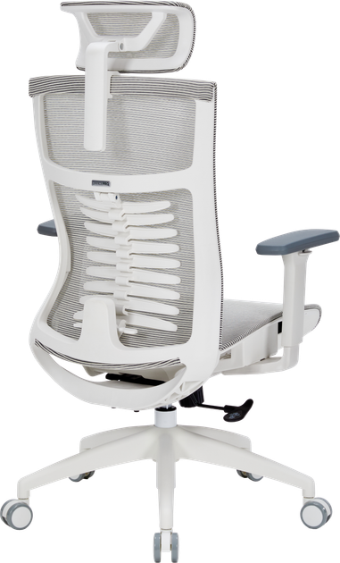 Крісло офісне OfficePro Balance OC620-W-LG-LG - зображення 4