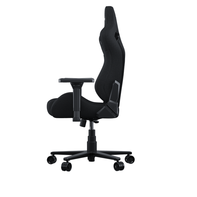 Игровое кресло Anda Seat Kaiser Frontier Fabric Black Size XL нагрузка до 180 кг, лён, пена, гарантия 24 мес, наклон спинки 155 °, рост до 200 см - изображение 7