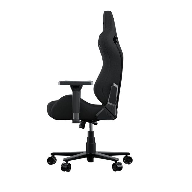 Игровое кресло Anda Seat Kaiser Frontier XL Dark Gray Fabric нагрузка до 150 кг, льняная ткань, пена Memory Foam, гарантия 24 мес, наклон спинки 160 °, рост до 200 см - изображение 7