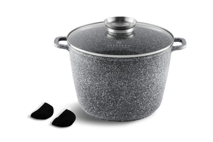 Глубокий казан Edenberg EB-8009 28см 10л с антипригарным покрытием кастрюля с крышкой - изображение 8