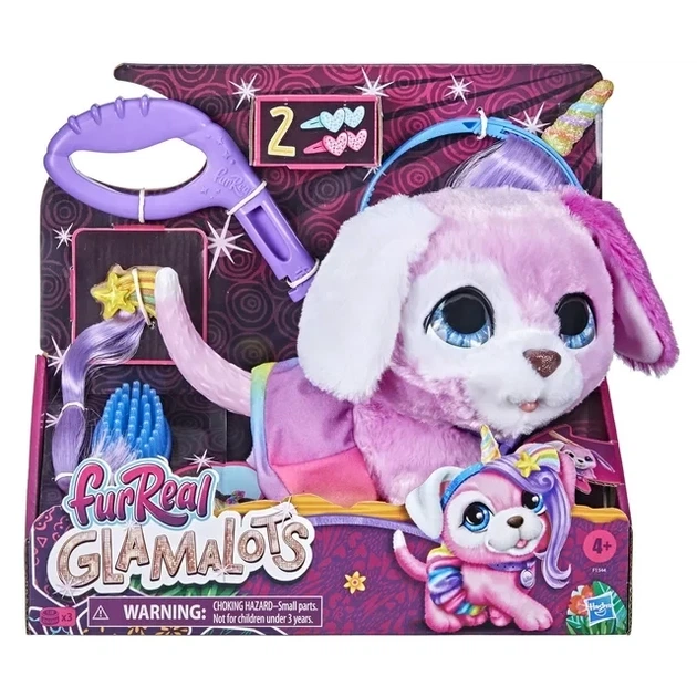 Интерактивная игрушка FurReal Glamalots Гламурный Щенок на поводке F1544 - изображение 2