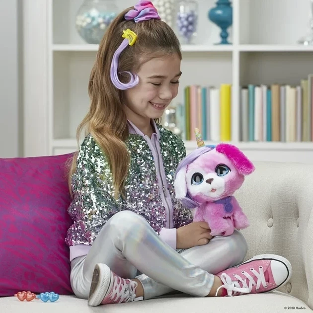 Интерактивная игрушка FurReal Glamalots Гламурный Щенок на поводке F1544 - изображение 6