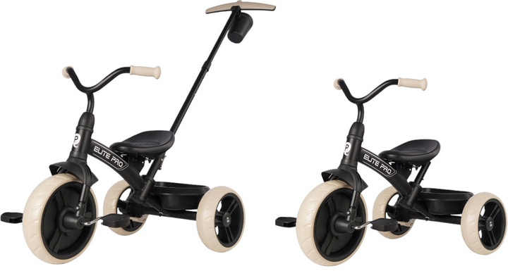 Rowerek trójkołowy Qplay Elite Pro Black (5061047480649) - obraz 6