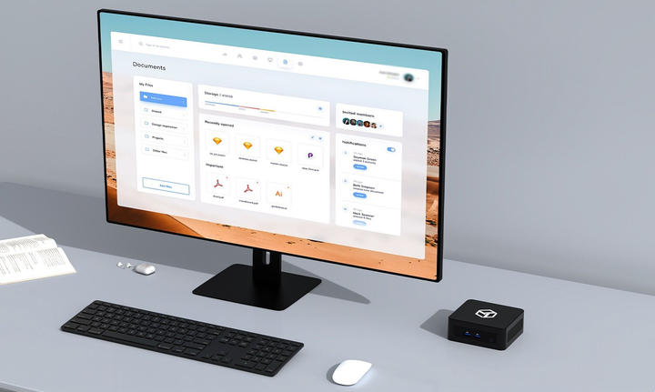 Nettop Qoobe Mini PC AP1215U Black (QE-AP1215U-16GB/1TB) - obraz 5