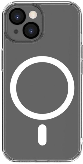 Etui plecki Connect Clear Case With Magnetic and Camera Protection do Apple iPhone 14 Transparent (CONAPP14CMCT) - obraz 1