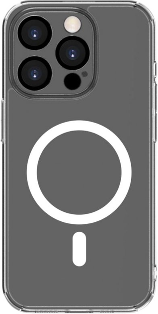 Etui plecki Connect Clear Case With Magnetic and Camera Protection do Apple iPhone 14 Pro Max Transparent (CONAPP14PMCMCT) - obraz 1