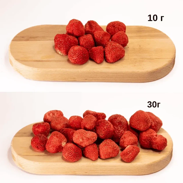 Полуниця сублімована. Сублімовані фрукти Vitberry, 30г - Фото 5 Полуниця сублімована. Сублімовані фрукти Vitberry, 30г - зображення 5