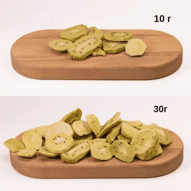 Ківі сублімоване. Сублімовані фрукти Vitberry, 30г - Фото 4 Ківі сублімоване. Сублімовані фрукти Vitberry, 30г - зображення 4
