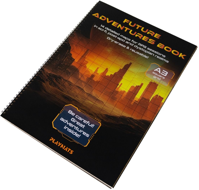 Додаток до настільної гри Netfire Книга RPG: Future Adventures Book A3 (квадратна) (5905794523771) - зображення 1