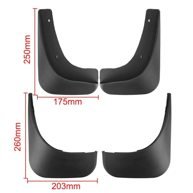 Брызговики MGC VW Volkswagen Caddy, Touran 2004-2010 комплект 4 шт 1T0075111, 1T0075101, 7001122151, 2K5075101 - изображение 3