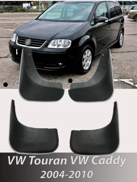Брызговики MGC VW Volkswagen Caddy, Touran 2004-2010 комплект 4 шт 1T0075111, 1T0075101, 7001122151, 2K5075101 - изображение 4