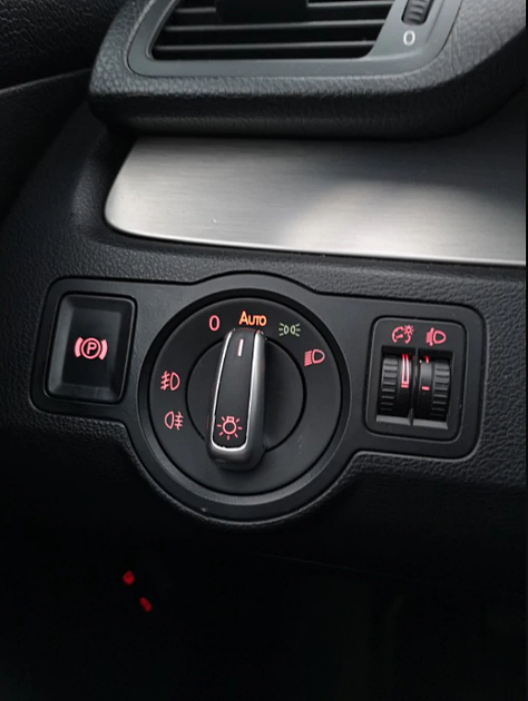 Переключатель головного света Volkswagen VW VAG Golf Jetta Passat Tiguan Touran хром с датчиком авто света - изображение 9