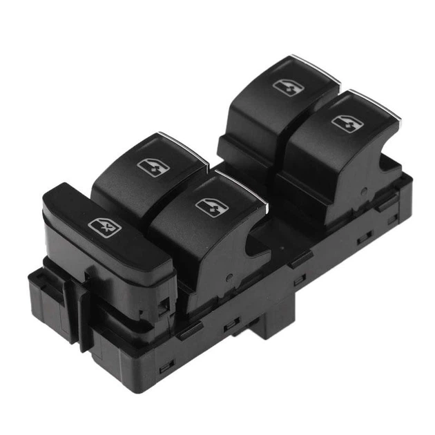 Блок кнопок стеклоподъемников Volkswagen VW , Skoda, Seat VAG 5G0959857A 5G0959855 хром - изображение 5