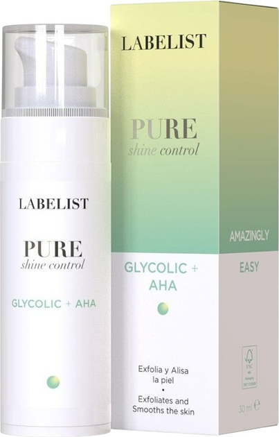 Serum do twarzy Labelist Pure Shine control Glycolic + AHA 30 ml (8437022312088) - obraz 1