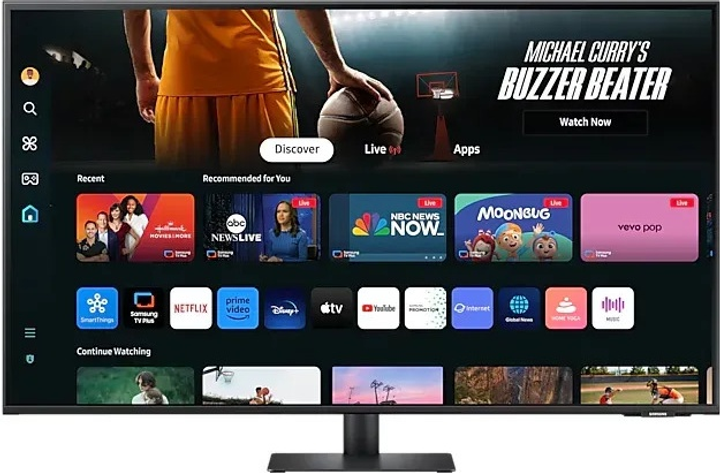 Монітор 42" Samsung Smart Monitor M7 M70D (LS43DM702UUXEN) - зображення 2