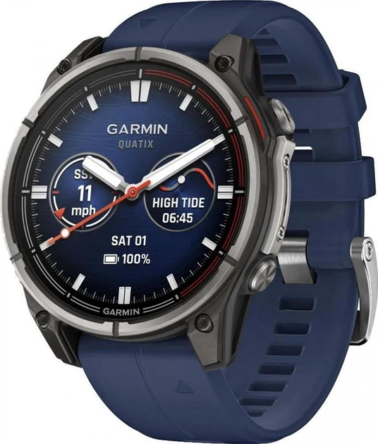 Смарт-часы Garmin Quatix 8 47 mm AMOLED Marine GPS Smartwatch (010-02904-50/51) - Фото 1 Смарт-часы Garmin Quatix 8 47 mm AMOLED Marine GPS Smartwatch (010-02904-50/51) - изображение 1
