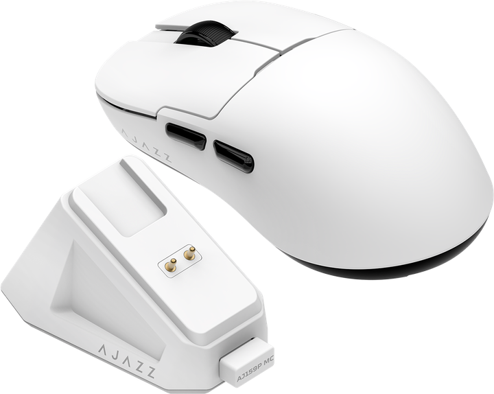 Мышка Ajazz AJ159P MC Wireless 3 Mod Charging Dock (AJ159P-MC-W) White - изображение 4