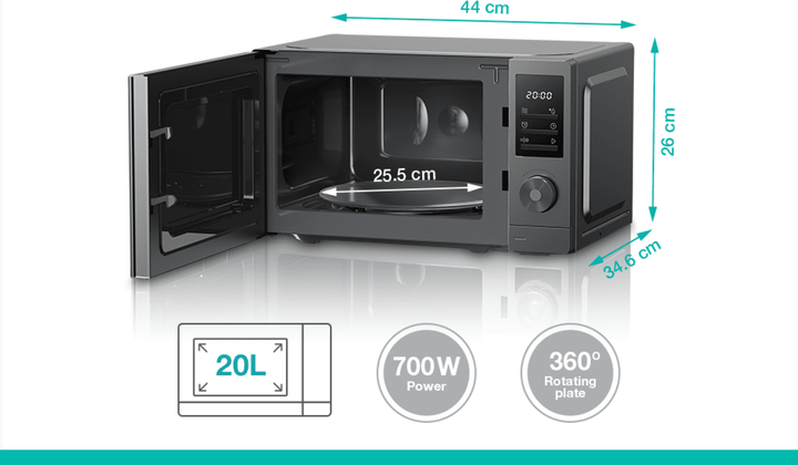 Мікрохвильова піч Gorenje MO20A3T4 (7066957) - изображение 12
