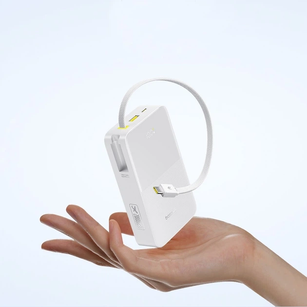 Powerbank Baseus EnerFill FC51 Bipow2 Pro 20000mAh 22.5W White (E0027700) - obraz 6