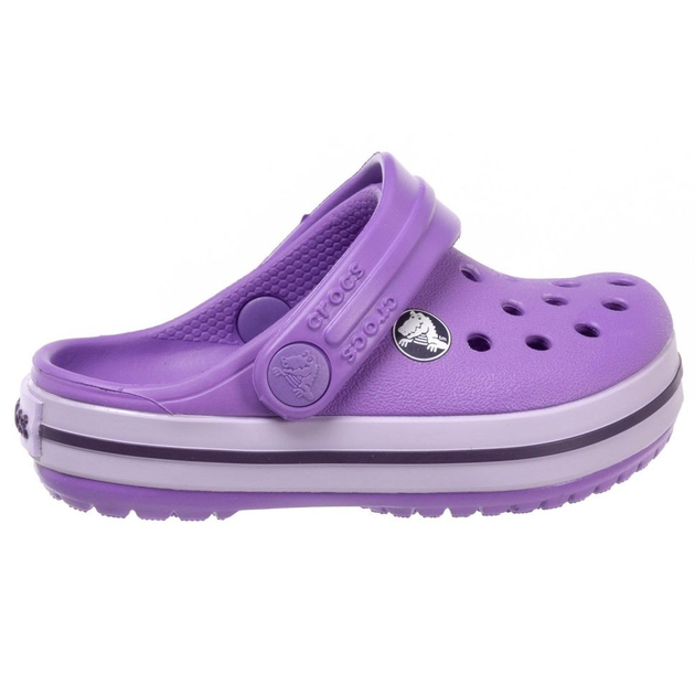 Дитячі крокси для дівчинки Crocs Crocband Clog Kids Purple (29/30, бузковий) - изображение 5