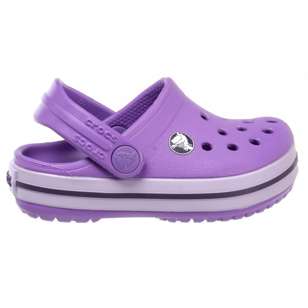 Дитячі крокси для дівчинки Crocs Crocband Clog Kids Purple (29/30, бузковий) - изображение 7
