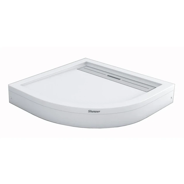 Душевой поддон Shower DROP DR0-8009 90х90х15 см полукруглый акриловый с трапом (C15194) - изображение 3