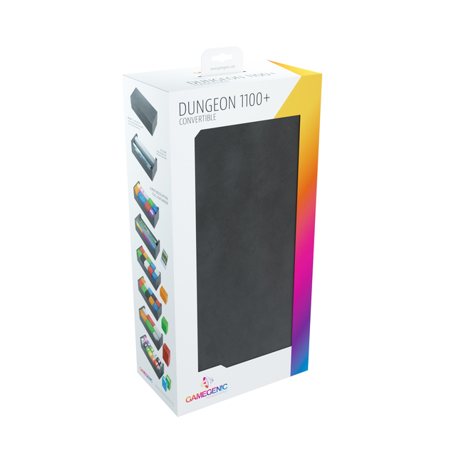Pudełko na karty Gamegenic: Dungeon 1100+ Convertible - Midnight Gray (4251715401293) - obraz 4