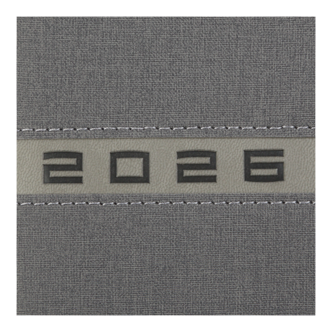 Щоденник датований 2026 BUROMAX А5 NAVIGATOR 2124-09 сірий /BM.2124-09/ - изображение 3