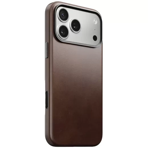 Кожаный чехол Nomad Traditional Horween Leather Case Rustic Brown для iPhone 17 Pro Max (NM011918858) - изображение 2