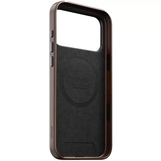 Кожаный чехол Nomad Traditional Horween Leather Case Rustic Brown для iPhone 17 Pro Max (NM011918858) - изображение 4