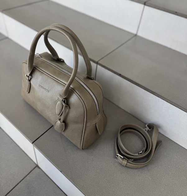 David Jones cумка женская оливковая на двух ручках - Фото 2 David Jones cумка женская оливковая на двух ручках - изображение 2