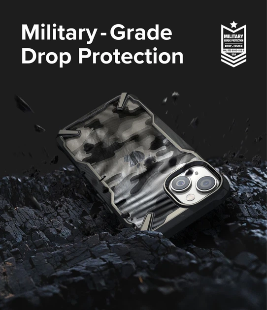 Чехол Fusion X для iPhone 14 Plus Camo Black (FX639E73) - Фото 5 Чехол Fusion X для iPhone 14 Plus Camo Black (FX639E73) - изображение 5