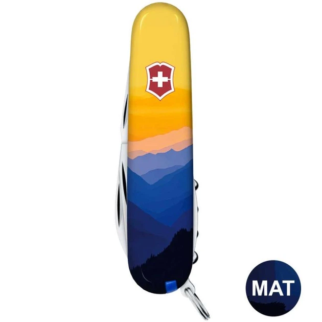 Швейцарський складаний ніж 91мм Victorinox CAMPER UKRAINE 1.3613.7.T3190pw - Фото 3 Швейцарський складаний ніж 91мм Victorinox CAMPER UKRAINE 1.3613.7.T3190pw - зображення 3