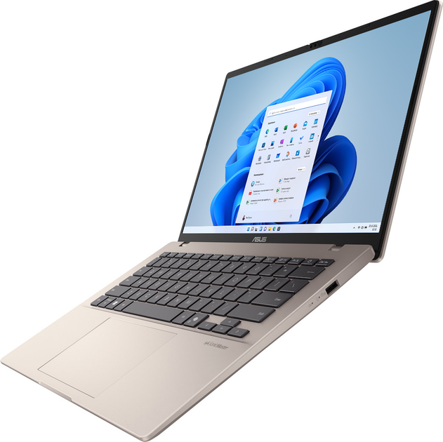 Ноутбук ASUS VivoBook 14 X1407QA-LY045W (90NB1602-M005R0) Platinum Gold - зображення 5
