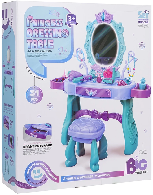 Magiczna Toaletka dla Ksiezniczki Fioletowa (5903864989335) - obraz 8