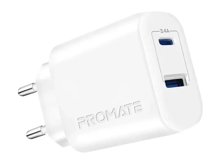 Сітчастий зарядний пристрій Promate BiPlug 2 White – фото, відгуки ...