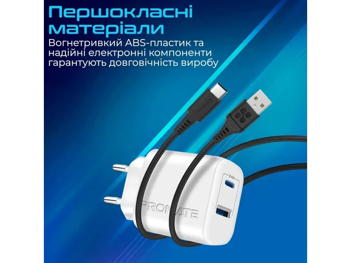 Сітчастий зарядний пристрій Promate BiPlug 2 White – фото, відгуки ...