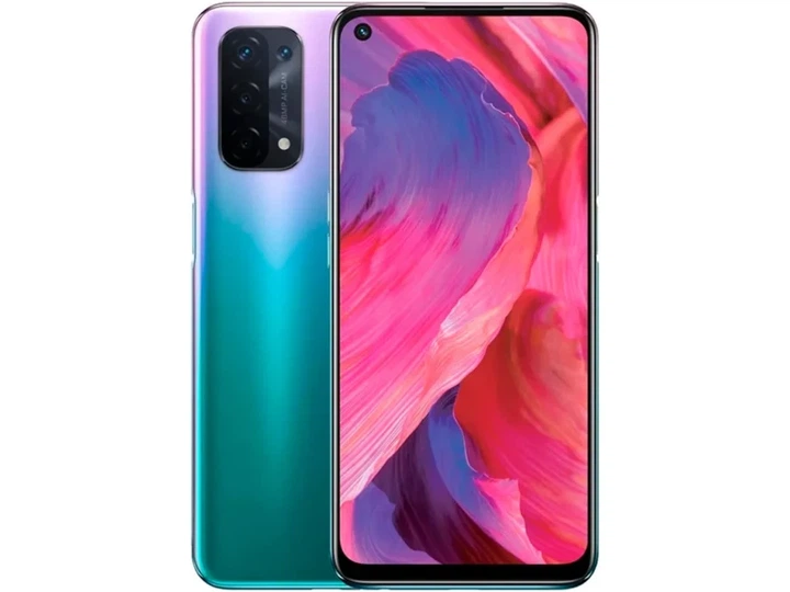 Смартфон OPPO A74 5G 6/128GB Fantastic Purple - Фото 1 Смартфон OPPO A74 5G 6/128GB Fantastic Purple - изображение 1