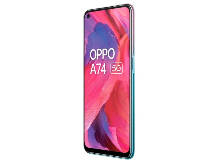 Смартфон OPPO A74 5G 6/128GB Fantastic Purple - Фото 3 Смартфон OPPO A74 5G 6/128GB Fantastic Purple - изображение 3