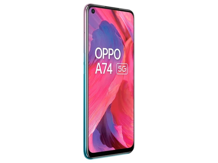 Смартфон OPPO A74 5G 6/128GB Fantastic Purple - Фото 5 Смартфон OPPO A74 5G 6/128GB Fantastic Purple - изображение 5