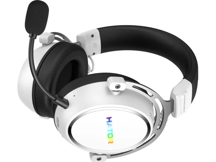 Навушники з мікрофоном Hator Hypergang 3 Wireless White (ESH56) - Фото 7 Навушники з мікрофоном Hator Hypergang 3 Wireless White (ESH56) - изображение 7