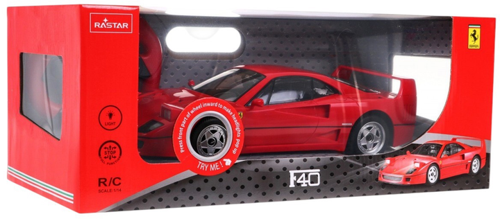 Samochód zdalnie sterowany Rastar Ferrari F40 (6930751314368) - obraz 6