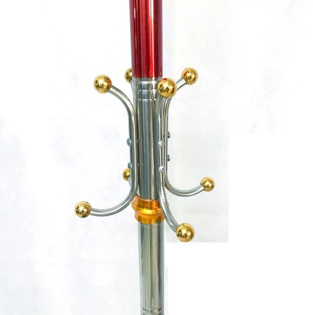Напольная вешалка для одежды Coat Rack (тренога), 16 крючков, металлическая Красная - Фото 13 Напольная вешалка для одежды Coat Rack (тренога), 16 крючков, металлическая Красная - изображение 13
